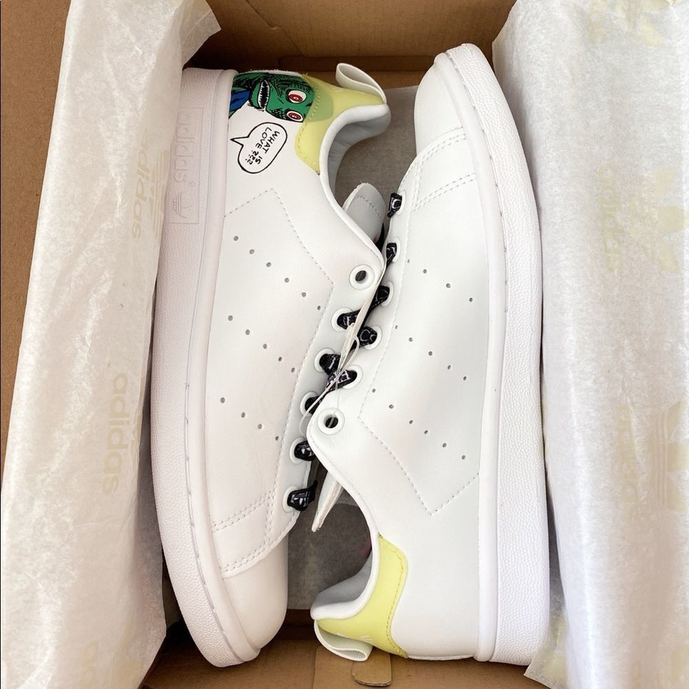 adidas Originals Stan Smith X Fiorucci What Is Love EG5152 size US7/UK5.5 - Picture 4 of 10